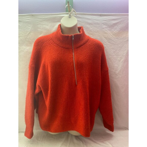 Vince Camuto Women's Crossfire Size XXL Half Zip Pullover Ribbed Knit Sweater - Picture 1 of 6